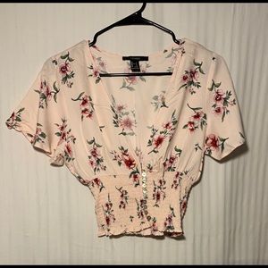 Cropped Floral Top